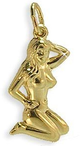 Sternzeichen Anhänger Jungfrau 14 Karat Gold 585 (213100)