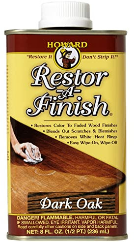 Howard Restor-A-Finish Dark Oak RF7008 Restore The Original Finish on Wooden Furniture 236ml
