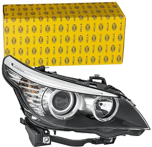 HELLA 1LL 009 449-041 Halogen Scheinwerfer - BMW 5er (E60) - ECE | Kompatibel mit: BMW 5, 5 Touring