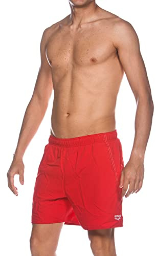 arena Fundamentals Costume Uomo Mare e Piscina, Costume da Bagno in Tessuto ad Asciugatura Rapida, Boxer Mare con Slip Interno in Rete e Tasche Laterali e Posteriore
