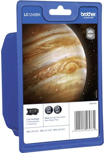 Brother LC-1240BK Twinpack Tintenpatrone schwarz