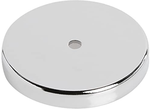 Rundmagnet 81 x 10 mm bis 43 kg Power Magnet rund super-stark verchromt