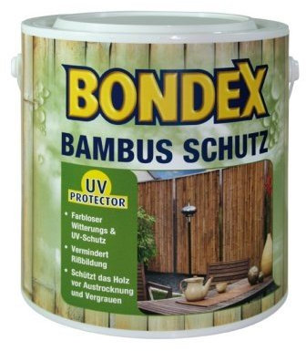 2,5 Liter Bondex Bambusschutz Bambus Schutz UV Protector Holzschutz
