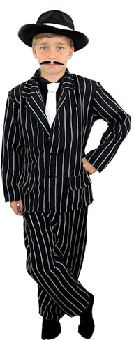 I Love Fancy Dress ILFD7038L pojkar gangster kostymer (stor)