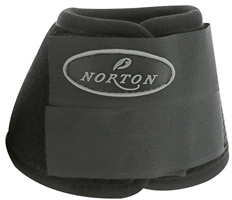 Norton Neopren-Overreach Boots, Schwarz, L