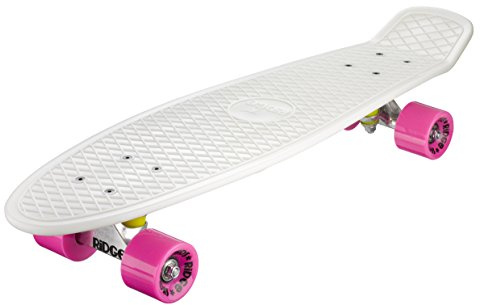 Ridge Skateboards Unisex mörk nickel cruiser, ljusrosa, 27 tum