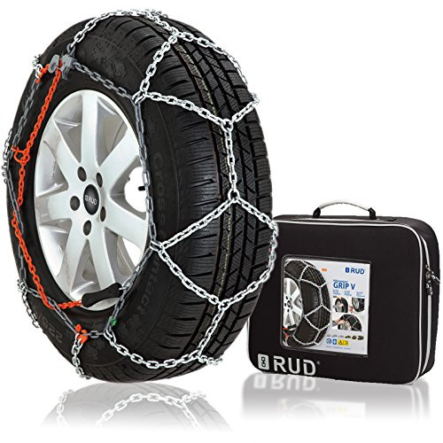 RUD 2002738 Paar Schneeketten Kompatibel mit AUDI A6 Avant 4G5, 4GD, C7 195/75R16 195/80R15 205/70R16
