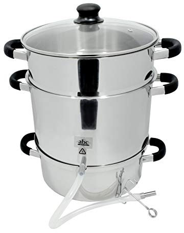 Duhalle 10035 Extracteur de Jus/Légumes Electrique Inox 26 x 26 x 35 cm