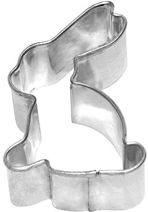 Birkmann, Ausstechform Hase sitzend, Weißblech, 5cm