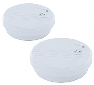 Lot de 2 détecteurs de fumée Pile alcaline 1an - Chacon