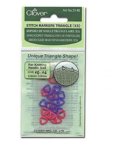Clover 3148 Stitch Markers Triangle, XS