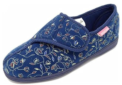 Dunlop Women's Slippers, Navy, 8 UK