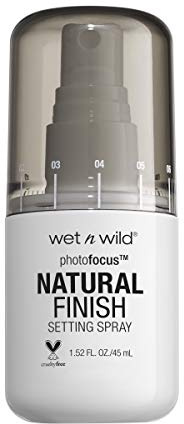 PhotoFocus, Natural Finish Setting Spray, 301A Seal The Deal, 1.52 fl oz (45 ml), wet n wild
