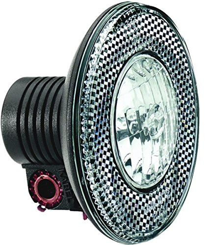 Busch+Müller Lumotec rund Halogen Scheinwerfer mit Schalter für Nabendynamo