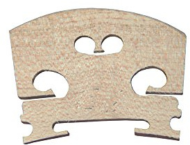 Violin 3/4 size Bridge x 1 By Zest Plain Violin Bridge in Maple uncut 4/4, 3/4, 1/2 & 1/4 sizes (3/4)