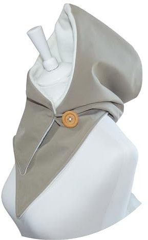 Kapuzenschal-Softshell/wasserdicht/beige-creme