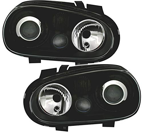 AD Tuning GmbH & Co. KG 960625 Scheinwerfer Set, Klarglas Schwarz