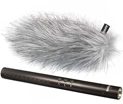 Rode NTG-4 Microphone directionnel + bonnette en fourrure Keepdrum WSWH