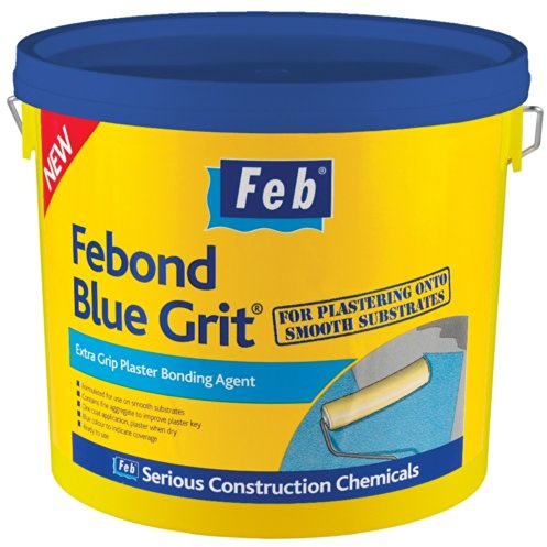 Feb Febond Blue Grit Extra Grip Plaster Bonding Agent 10L
