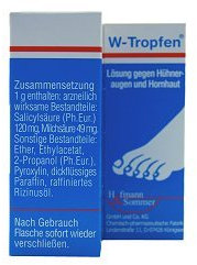 W-Tropfen, Lösung gegen Hühneraugen und Hornhaut,10ml