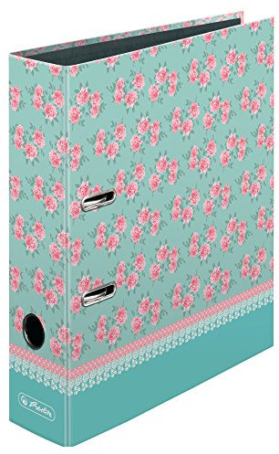Herlitz Ordner A4 Ladylike Serie maX.file, 8 cm (1, A4 | Ladylike Roses)