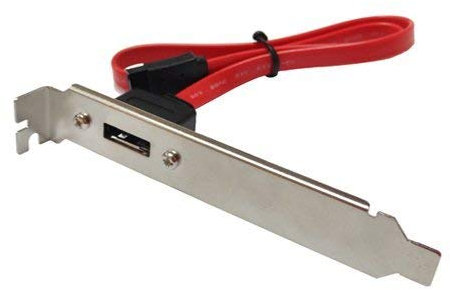 Akust 1 port SATA vers eSATA PCI externe - Plaque SATA vers eSATA