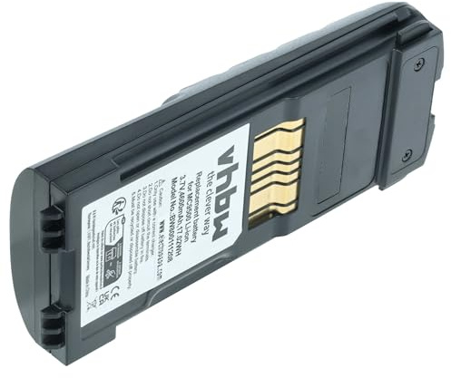 vhbw Akku kompatibel mit Symbol MC9590 | MC9596, MC9500 Barcodescanner POS (4600 mAh, 3,7 V, Li-Ion)