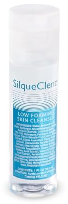 Biodermis SilqueClenz Reiniger für Silikonfolien 28,4 ml | Parfümfrei, wenig schäumend, schonend zu Narbe und Folie; verlängert die Haltbarkeit der Silikonfolien; täglich anwendbar