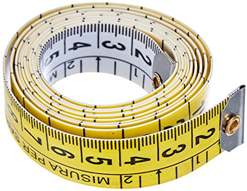 Metrica 22091 Bandmass für Schneider 1.5 m, 2-farbig, Gelb