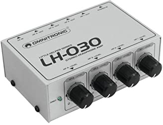 OMNITRONIC LH-030 Kopfhörerverstärker | 4-Kanal-Kopfhörerverstärker, Klinke
