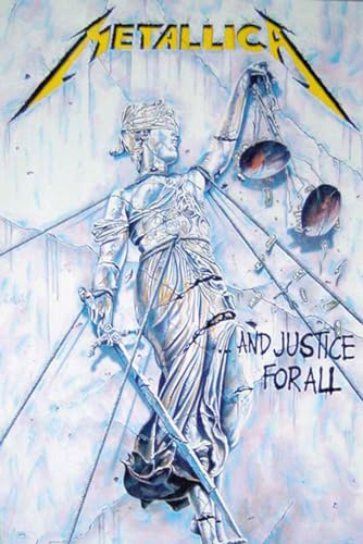 Pyramid | Metallica Poster | ...And Justice For All Cover Motiv | Band Plakat 61 x 91,5 cm