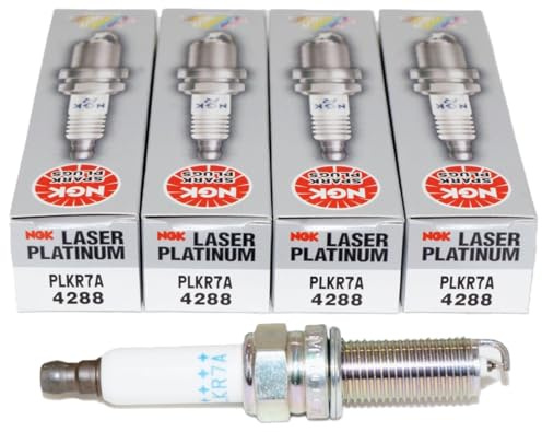 NGK 4288 Laser-Platin-Zündkerzen, PLKR7A, 4 Stück