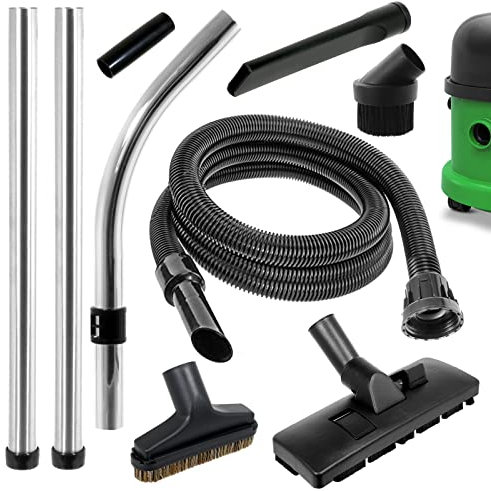Spares2go Wet & Dry Hoover Hose Tool Brush Kit for Numatic George GVE370 Vacuum Cleaner (1.8m)