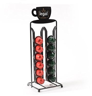 Bakaji Portacapsule da Caffe' in Acciaio