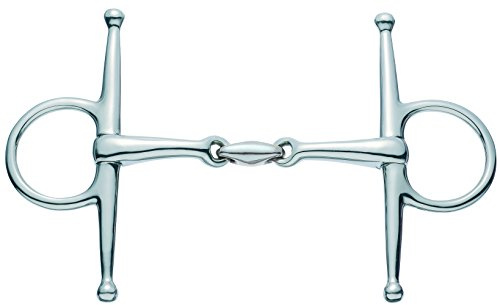 Sprenger 4190611556 Schenkeltrense, Doppelt gebrochen Edelstahl Rostfrei, 56