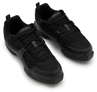 Capezio Fierce Dance Sneakers, Black, 14 US Men