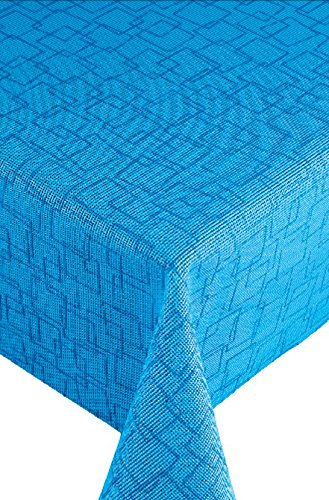 Gartentischdecke friedola 25865 Capri Funky Rhythm, 160 cm, rund, aqua