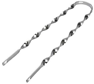 Lowrider 26 Twisted Fender Braces Chrome. Sold Each