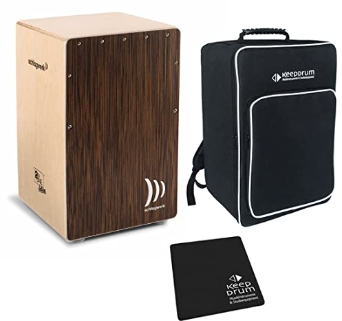 Schlagwerk CP 430 2inOne Snare Cajon Large + keepdrum Gig Bag + CP-01 Pad