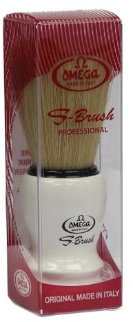 Brocha de Afeitar Pelo Sintético Omega Blanca