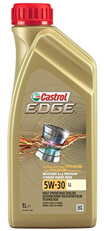 Castrol 1845032 15666C Motoröl EDGE TI 5W-30 LL 1L, Bidon de 1 L