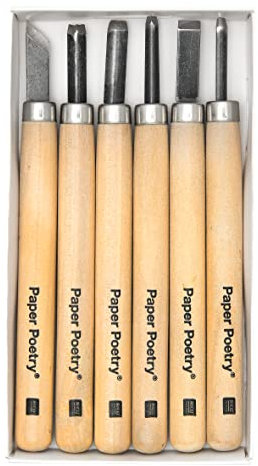 Rico Design Schnitzwerkzeuge, 6 Stück