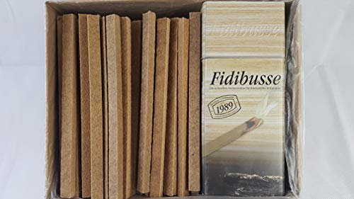 350 Stück Fidibus Ofenanzünder Anzünder Grillanzünder Premium Anzündstäbe + 1 x Brunner Dose für Fidibusse am Kamin zum Nachfüllen