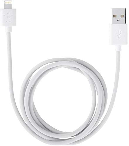 Belkin MIXIT Lightning to USB Cable - MFi-Certified iPhone Charging Cable for iPhone XS, XS Max, XR, X, 8/8 Plus and More (9.8 ft/3 m), White