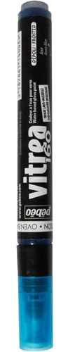 Pebeo Vitrea 160, Frosted Glass Paint Marker - Azure Blue