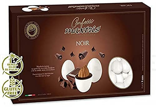 Confetti Maxtris Confetti Italiani Di MANDORLA, Noir Fondente, Cioccolato