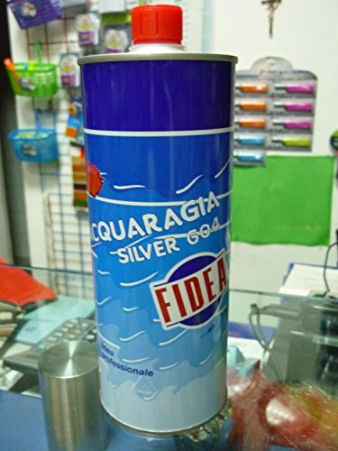 Fidea Acquaragia Silver 603 Solvente Professionale per Vernici Oleosintetiche e Smalti Sintetici Pregiati, Acquaragia Inodore Ideale per Diluizione e Pulizia (1 Litro)