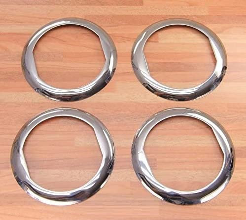 phil trade 4 Chrom Ringe Lüftung Lüfter Blenden Dacia aus Edelstahl