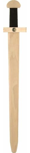 Spielzeugmanufaktur VAH 417 - Stabiles Wikingerschwert, 65 cm Länge, Natur