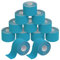 BB Sport 12 Rollos Cinta Kinesiología Tape Muchos Colores 5 m x 5 cm Cinta Muscular E- Book Ejemplos Aplicación, Color:azul claro